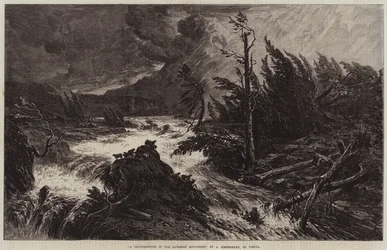 A Thunderstorm in the Bavarian Mountains